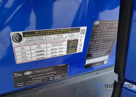 2019 Land Rover Range Rover Sport Supercharged Dynamic z USA, uszkodzony, nr VIN SALWR2RE2KA815431